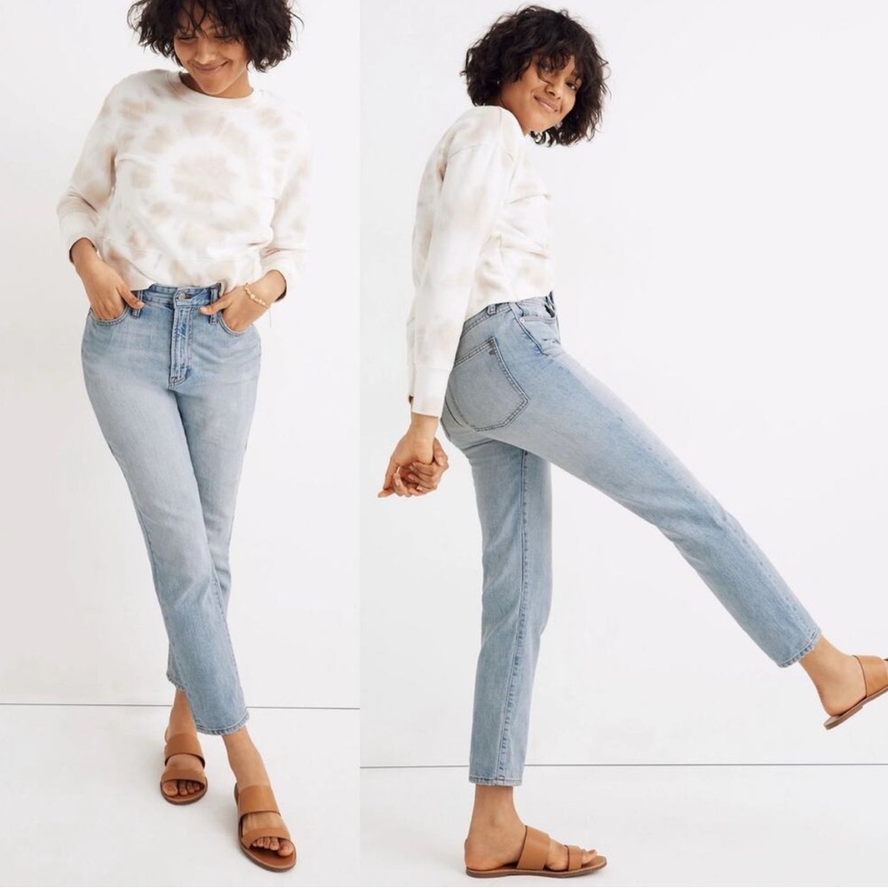 Madewell The Curvy Perfect Vintage Jean in Light Wash High Rise sz 26 K7526